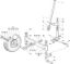 Steering arm OM 72C/12,5H Cat.2002 Garden tractor