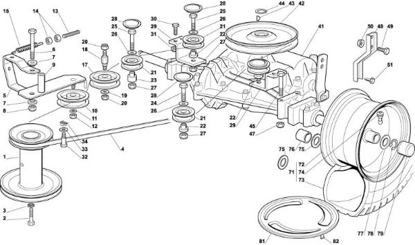 Transmission OM 102C/13,5M Cat.2003 Garden tractor