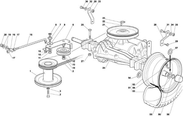 Transmission OM 72C/12,5M Cat.2004 Garden tractor
