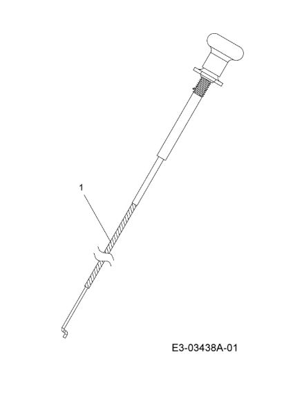 Starter cable KROSSER PLUS 105/17,5 H Garden tractor