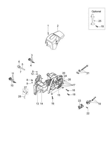 Carter motor GS 35 Motosierra