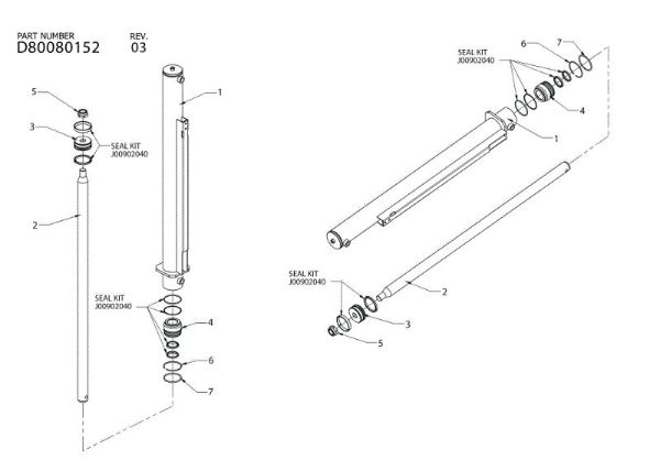 Cilindro SPL 1200 T Cortaleña