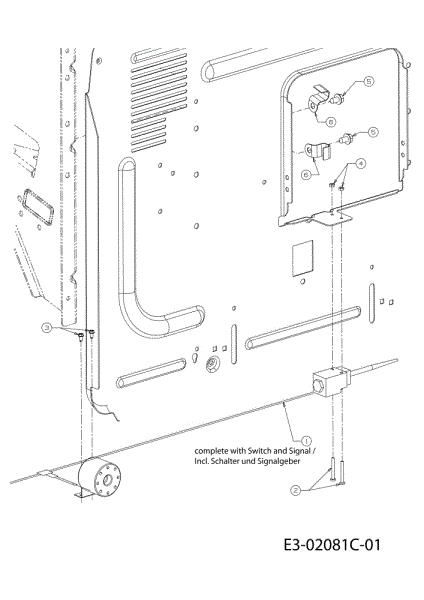 Interruptor "full bag" KROSSER 92/16 H Cat. 2011 (13XXXXXX636) Tractor