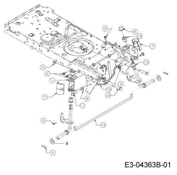 Eje anterior (1/2) TORNADO 97/13 T Cat.2013 Tractor