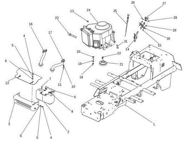 Motor OM 106S/16H Cat.2014 Tractor