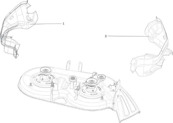 Plataforma de corte (2/2) OM 107 L/24 KH (K2400AVD V-Twin) Cat. 2015 Tractor