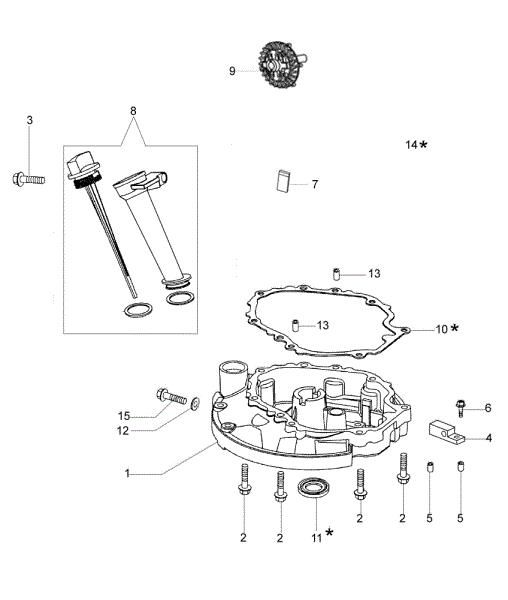 Tapa basamento G 53 PK COMFORT SD (K 800) Cortacesped