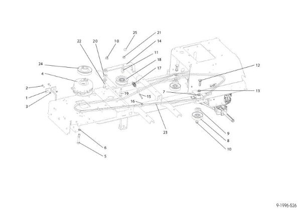 Polea embrague OM 92/16KH (K1600AVD) Cat. 2019 Tractor