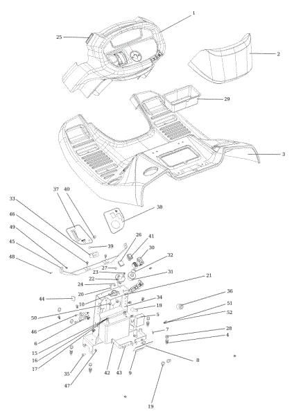 Salpicadero OM 106/22 HP Cat. 2019 Tractor