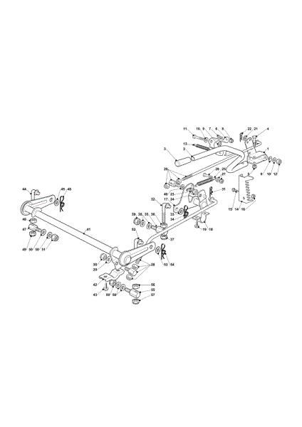 Sistema de regulación altura plato de corte OM 93/16 K Cat. 2021 Tractor