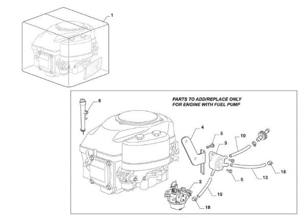 Motor GLX 14-98HS Tractor