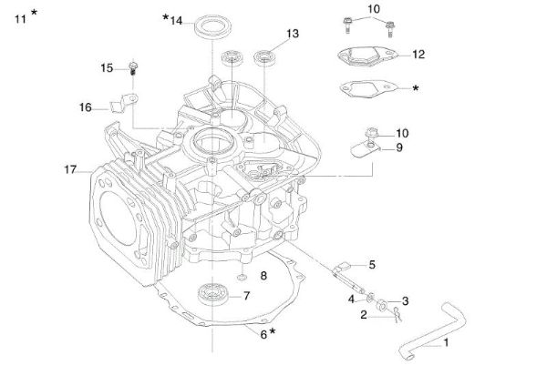Cilindro y basamento OM 92/16KH (K1600AVD) Cat. 2023 Tractor