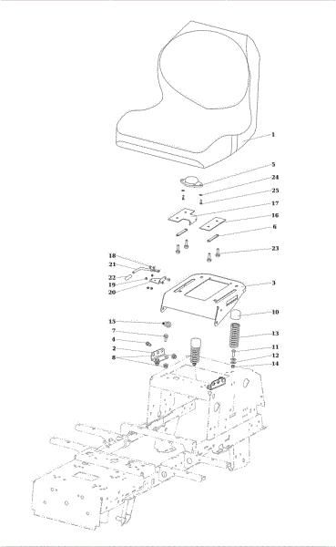 Carcasa (1/2) OM 106/22 H Change Cat. 2023 Tractor