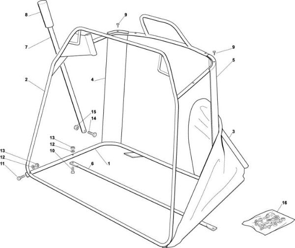 Saco (Parte movible) OM 92C/13,5M Cat.2003 Tractor