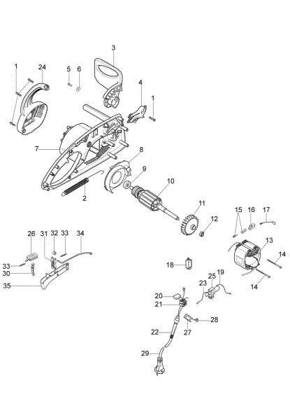 Motor eléctrico OM 15 E Electrosierra