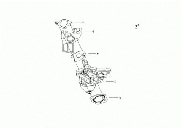 Carburador MOTORE K800 H (EURO 5) Motor K800H(EURO 5)